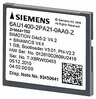 6AU1400-2PA23-0AA0 SIMOTION DRIVE-BASED 1 GB COMPACT FLASH CARD D4X5-2, SINAMICS DRIVE SOFTWARE V4.X AND SIMOTION KERNEL FOR SIMOTION D4X5-2, CURRENT SOFTWARE RELEASE, NOTE: NOT FOR SIMOTION D410, D4X5 AND D410-2