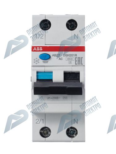 ABB Выключатель автоматический дифференциального тока тока DSH201R C10 AC30 фото 2