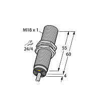 Индуктивный датчик TURCK BI8-M18-LIU