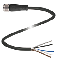 Соединительный кабель Pepperl Fuchs V15-G-BK0,6M-PUR-U/0,75