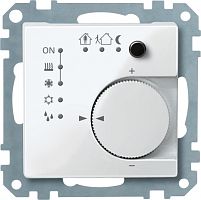 SE Merten KNX SM Полярно-бел Выключатель 4-кнопочный с терморегулятором