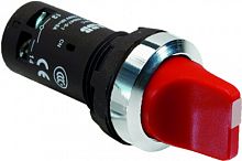 ABB Переключатель C3SS3-30R-20 (короткая ручка) красный 3-х позиционный без подсветки 2НО