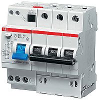 ABB Выключатель автоматический дифференциального тока 5мод. DS203 A-B10/0,03