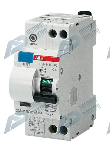 ABB DSH941R Дифференциальный автоматический выключатель 1P+N 40A 30mA (AC) хар. C