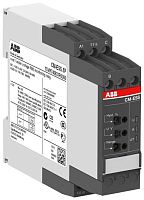 ABB Однофазное реле контроля напряжения CM-ESS.1P (диап. измерения 3- 30В, 6-60В, 30-300В, 60-600 AC/DC) питание 240В AC, 1ПК, пруж.клеммы