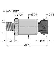 Датчик давления TURCK PT600R-2103-I2-AMP3J1