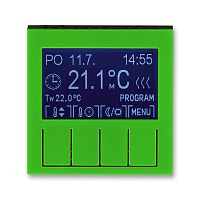 ABB EPJ Levit зелёный / дымчатый чёрный Терморегулятор универсальный программируемый