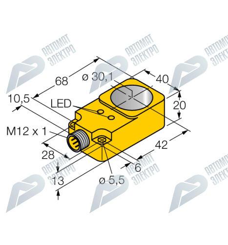Кольцевой датчик TURCK BI30R-Q20-AP6X2-H1141
