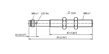 Ультразвуковой датчик TURCK RU10U-M08-UP8X-V1141
