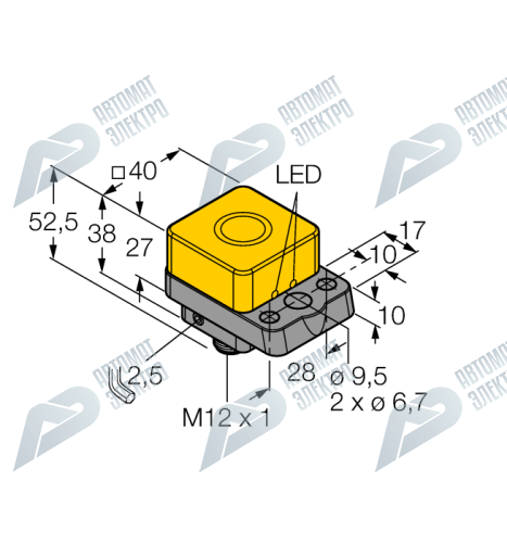 Индуктивный датчик TURCK NI22U-Q40-AP6X2-H1141