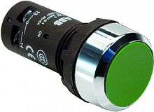 ABB CP Кнопка CP2-30G-01 зеленая с фиксацией 1HЗ