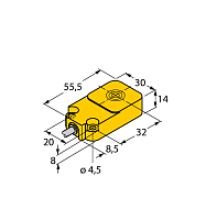 Индуктивный датчик TURCK BI10-Q14-LIU