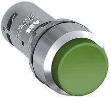 ABB Кнопка CP3-30G-20 зеленая с выступающей клавишей без фиксации 2НО
