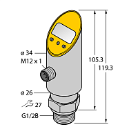 Датчик давления TURCK PS016V-609-LI2UPN8X-H1141
