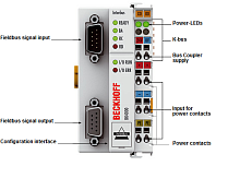 Beckhoff. InterBus шинный соединитель (копплер) до 64 модулей ввода/вывода - BK4000 Beckhoff