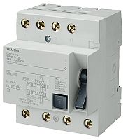 5SM3346-4KK14 УЗО SIQUENCE ТИП B,UNIVERS. CURRENT SENSITIV 63A 3+N-POL IFN 30MA 400V 4MW SHORT-TIME DELAYED DIN VDE0664-100,FIRE PROTECTION
