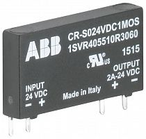 ABB Оптопара втычная CR-S024VDC1TRA (вход: 24В DC, выход: 100мA 48В DC) для реле серии CR-S