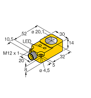 Кольцевой датчик TURCK BI20R-Q14-AP6X2-H1141