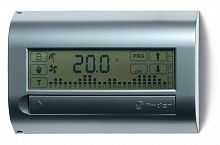 Finder Комнатный цифровой термостат с недельным таймером Touch Basic; сенсорный экран; питание 3В DС; 1СО 5А; монтаж на стену; цвет черный; упаковка 1