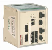 SE Contactors K Коммутатор Connexium 6TX/2FXSM (6 RJ45,1 медь, 2 опт одномод,10/100 Mbit, покр)