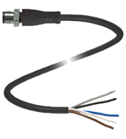 Соединительный кабель Pepperl Fuchs V15S-GV4A-BK3M-PUR-U5/ABG-MOBA