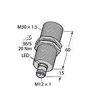 Ультразвуковой датчик TURCK RU300U-M30M-LFX-H1151