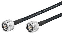 6XV1875-5SH50 SIMATIC NET N-CONNECT MALE/MALE  FLEXIBLE CONNECTION CABLE PREASSEMBLED, WITH RAILWAY CERTIFICAT., LENGTH 5M, FLEXIBLE CONNECTION CABLE E.G. FOR ANTENNA - LIGHTNING PROTECTOR