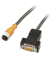 Соединительный кабель Pepperl Fuchs V15-G-0,5M-PUR-ABG-SUBD9