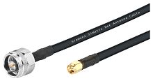 6XV1875-5UH10 SIMATIC NET N-CONNECT/ SMA MALE/MALE FLEXIBLE CONNECTION CABLE PREASSEMBLED, WITH RAILWAY CERTIFICAT., LENGTH 1M FLEXIBLE CONNECTION CABLE E.G. FOR SCALANCE M - ANTENNA