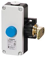 3SE7160-1BD00 SIRIUS CABLE-OPER.SWITCH+LEVER METAL ENCLOSURE, 2XM25X1.5; 1NO+1NC, LATCHING EN ISO 13850 AND BUTTON RESET, ACTUATION ON BOTH SIDES, FOR ROPE LENGTHS UP TO 2X75M