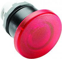 ABB MPM Кнопка MPM1-21R ГРИБОК красная (только корпус) без фиксации с по дсветкой 40мм