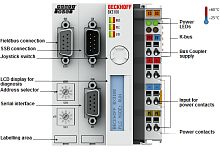 Beckhoff. модуль контроллера ввода/вывода с интегрированным IEC 61131-3-SPS, 256 кБайт памяти для хранения программ, PROFIBUS интерфейс, 12 мбод - BX3100 Beckhoff