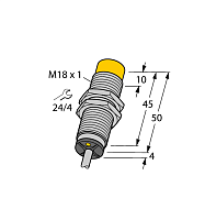 Индуктивный датчик TURCK NI8-M18-AD4X
