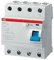 ABB F2AP-R Выкл.диф.тока 4мод.F204 A-100/0,03 AP-R
