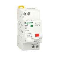 SE RESI9 Автоматический выключатель дифференциального тока (ДИФ) 1P+N С 6А 6000A 30мА тип AС