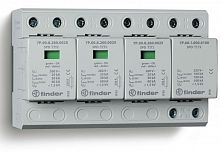Finder Устройство защиты от импульсных перенапряжений УЗИП тип 1+2 (3 варистор/искровый разрядник + 1 искровый разрядник); модульный, ширина 144мм; ст