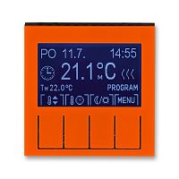 ABB EPJ Levit Оранжевый / дымчатый чёрный Терморегулятор универсальный программируемый