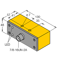 Индуктивный датчик TURCK NI30-Q130-ADZ30X2-B1131