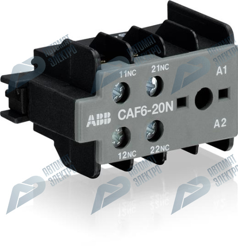 ABB CAF 6-20N Контакт дополнительный фронтальный 2НО для B6, B7