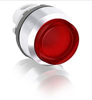 ABB Кнопка MP3-31R красная выступающая (только корпус) с подсветкой без фиксации