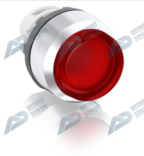 ABB Кнопка MP3-31R красная выступающая (только корпус) с подсветкой без фиксации