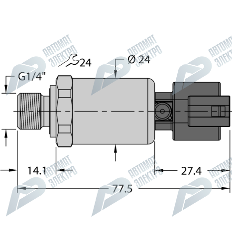 Датчик давления TURCK PT400R-2104-I2-DT043P