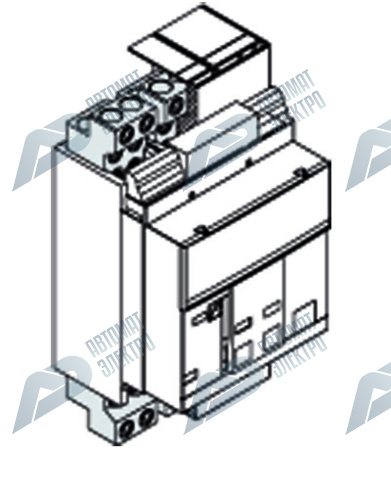 ABB Emax2 Комплект силовых выводов стационарного выключателя FC CuAl 4x240 E1.2 F 4шт