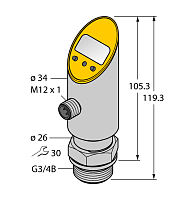Датчик давления TURCK PS003V-606-LI2UPN8X-H1141