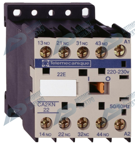 SE Auxiliary contactors Промежуточное реле 2НО+2НЗ, цепь управления, 230/240В, 50/60Гц фото 4