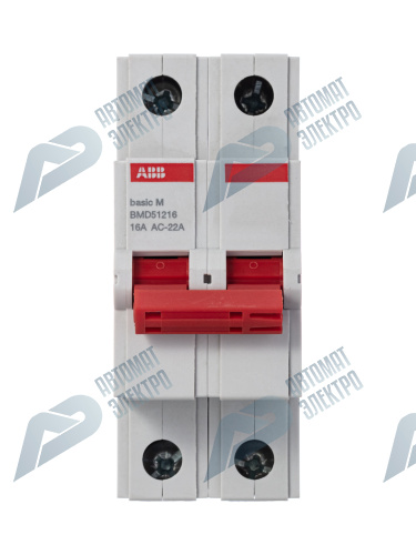 ABB Basic M Выключатель нагрузки 2P, 16A, BMD51216 фото 3