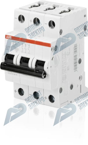 ABB Выключатель автоматический 3-полюсной S203M C2UC