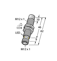 Индуктивный датчик TURCK NI8U-MT12E-VP4X-H1141
