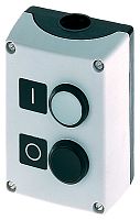3SB3802-0DA3 КНОПОЧНЫЙ ПОСТ, B= КНОПКА ЗЕЛЕНАЯ, МАРКИРОВОЧНАЯ ТАБЛИЧКА I A= КНОПКА КРАСНАЯ, МАРКИРОВОЧНАЯ ТАБЛИЧКА O, IP65, 1НО, 1НЗ