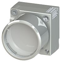 3SB3500-0AA72 ИСПОЛНИТЕЛЬНЫЙ ЭЛЕМЕНТ КРУГЛАЯ КНОПКА С ВЫСТУПАЮЩИМ ФРОНТАЛЬНЫМ КОЛЬЦОМ С ДЕРЖАТЕЛЕМ, БЕЗ ПОДСВЕТКИ, МЕТАЛЛИЧ., ПРОЗРАЧНАЯ
